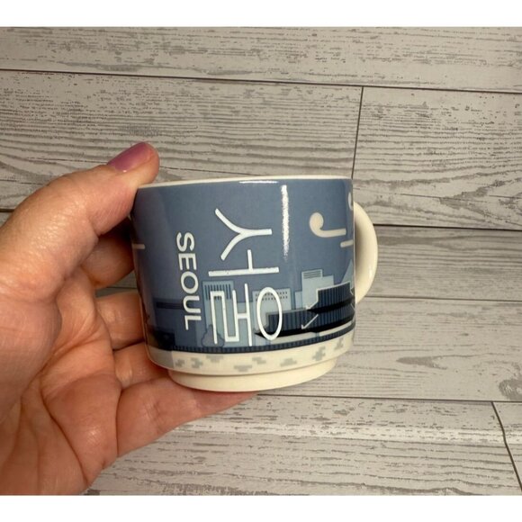 Seoul South Korea Palace Starbucks You Are Here Collection Coffee Mug 3oz 2016 - Picture 3 of 7